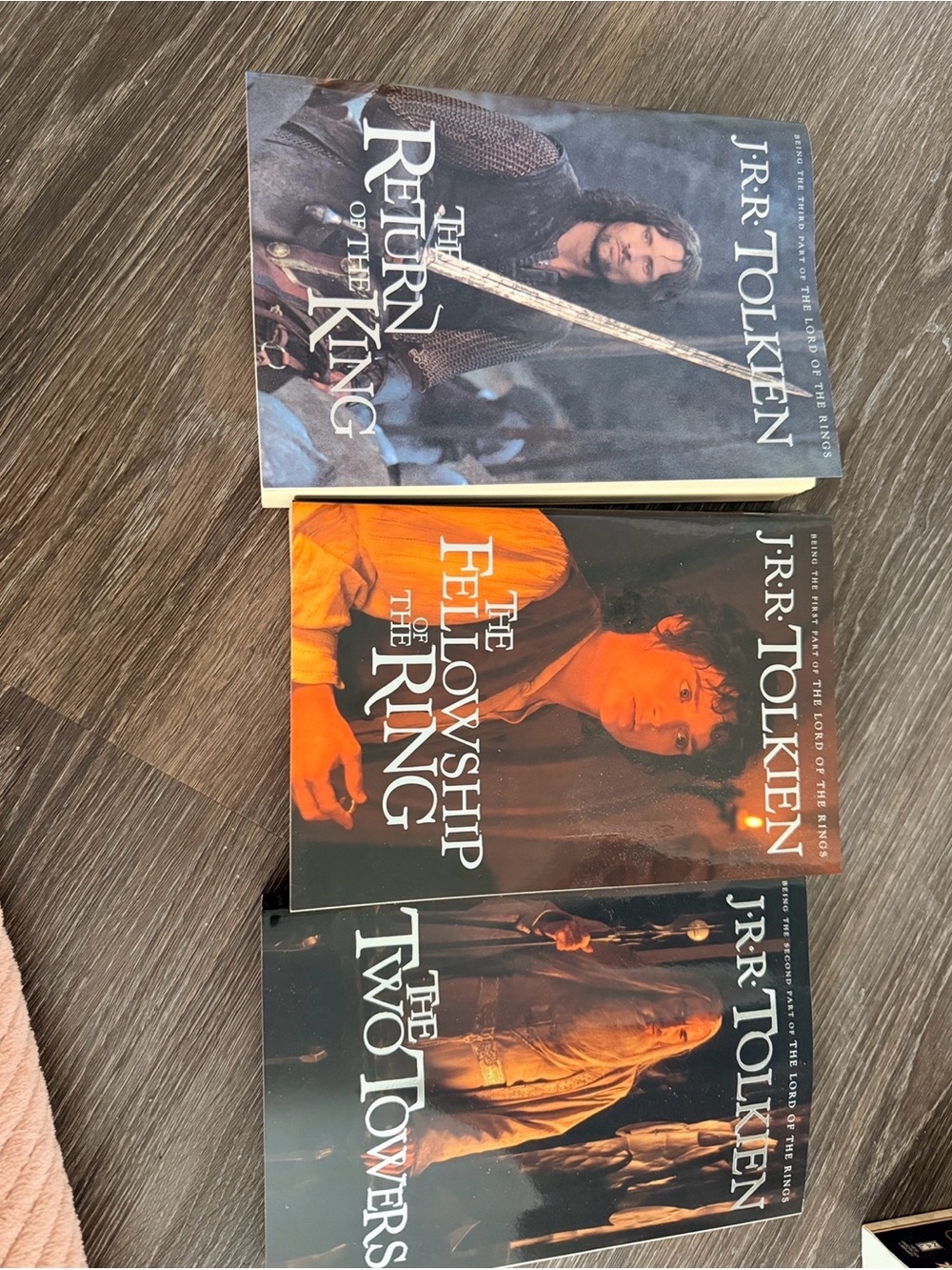 The Lord of the Rings Trilogy by J.R.R. Tolkien - Black/Orange Covers